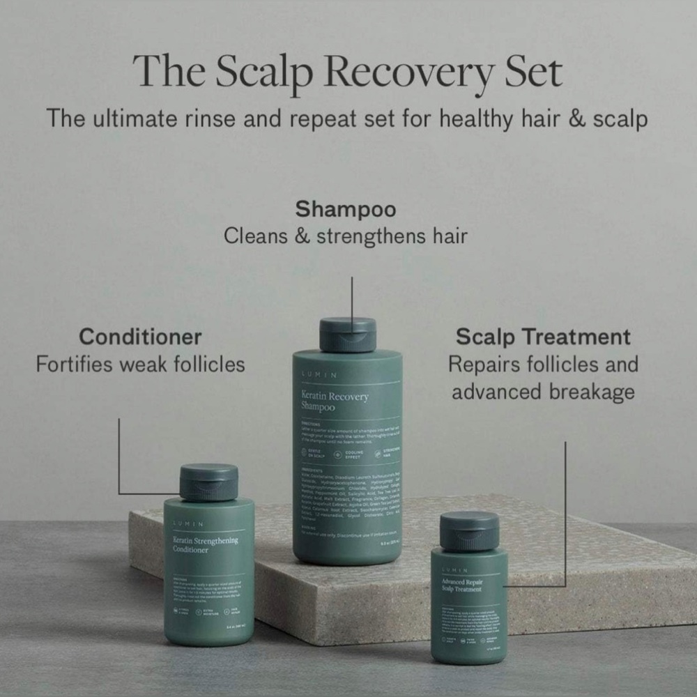 [ NWOT ] Lumin Scalp Recovery Set for Men